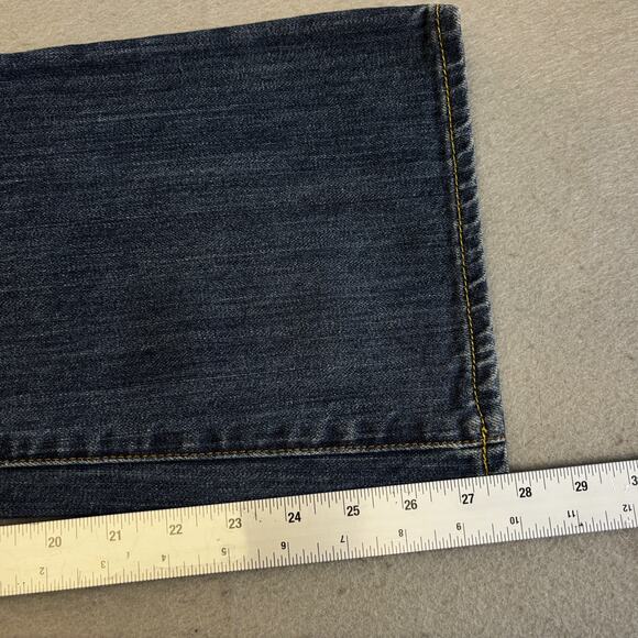 X2 Jeans Womens 6 Lowrise Bootcut Blue Quality Denim Slim W10 Short Y2K Pants - Picture 8 of 10